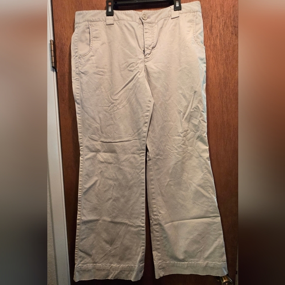 GAP Stretch Women's Tan Trousers Sz12 - Picture 2 of 9